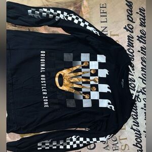 Hip hop long sleeve shirt